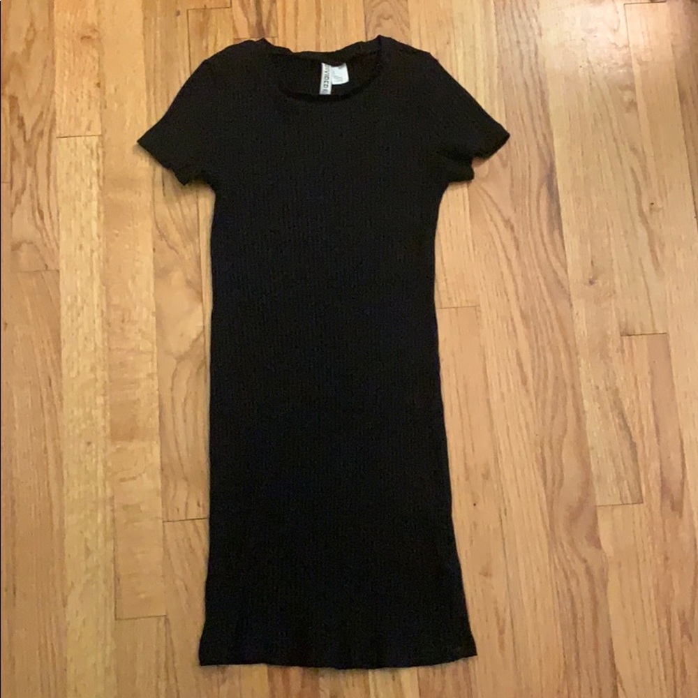 Black tight dress